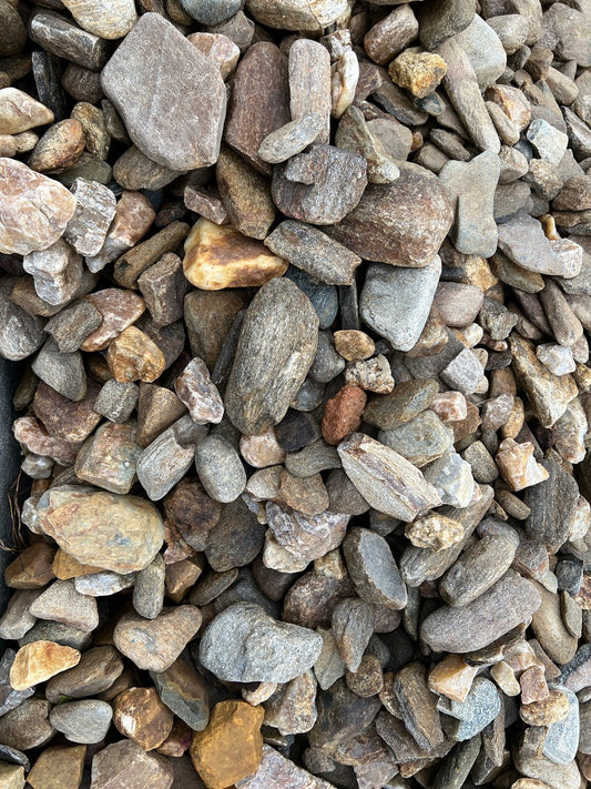 Honeycutt River Rock 2" - 5" Bulk Ton