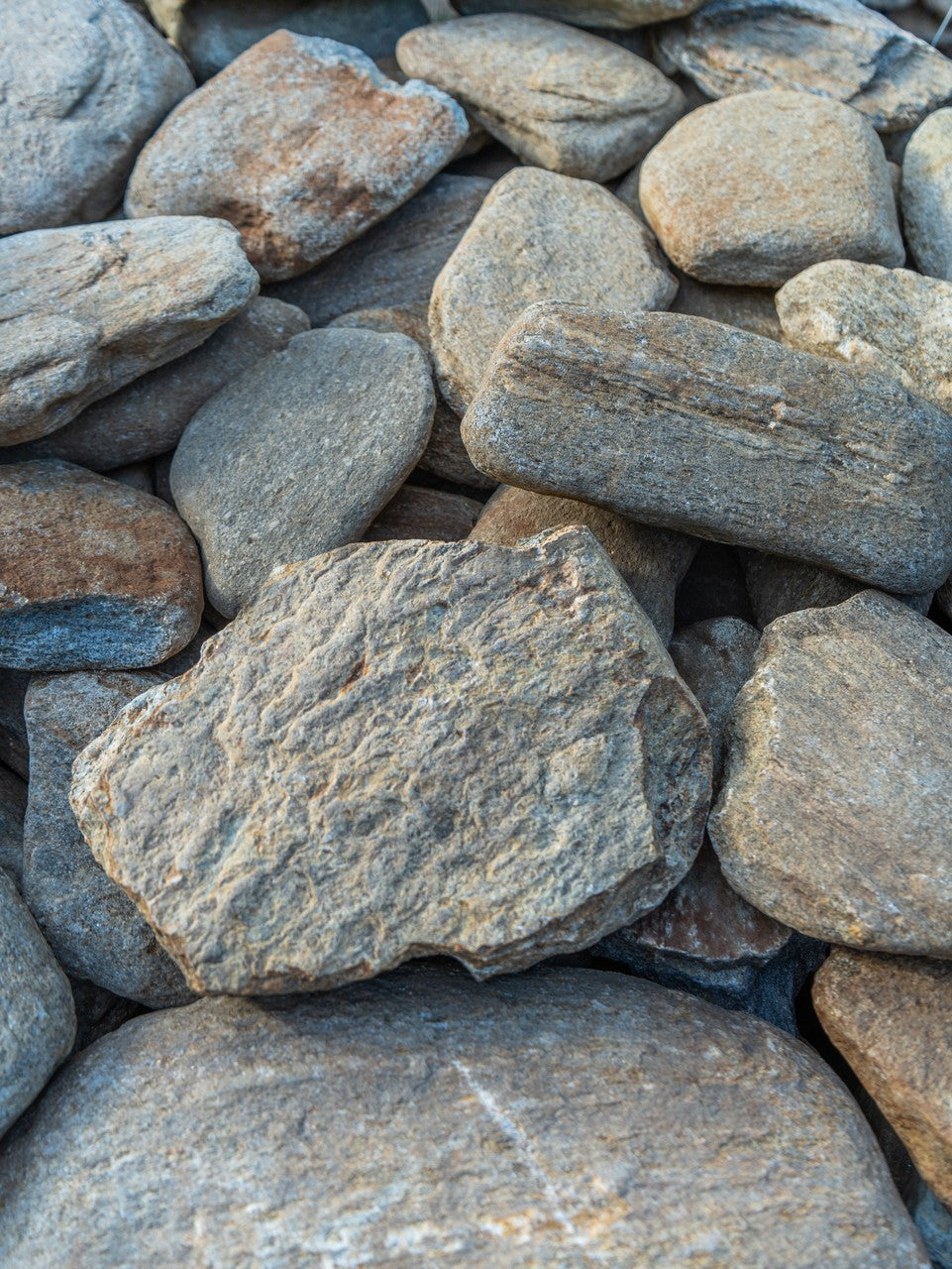 Honeycutt River Rock 2" - 5" Bulk Ton